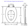 JABSCO WC-Sitz Regular (Standard) JAB29127-1000 PIECESBATEAUX.COM