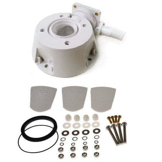 Conjunto de base de plástico JABSCO 37004-1000 para inodoro JAB37004-1000 PIECESBATEAUX.COM
