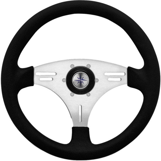 MANTA-Handrad Ø355mm Schwarz LUIVN70551/01 PIECESBATEAUX.COM