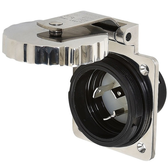 Base estanca macho MARINCO acero inoxidable 16A 230V MAR-303SSEL-BXPK PIECESBATEAUX.COM