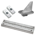 Kit de ánodos de aluminio MERCURY 30-200 CV con deriva MER-KIT9 PIECESBATEAUX.COM