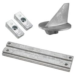 Kit Anodi Alluminio MERCURY 30-200Cv con deriva MER-KIT9 PIECESBATEAUX.COM