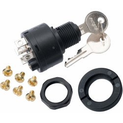 3-position key switch 5 terminals + terminal MP39760 PIECESBATEAUX.COM