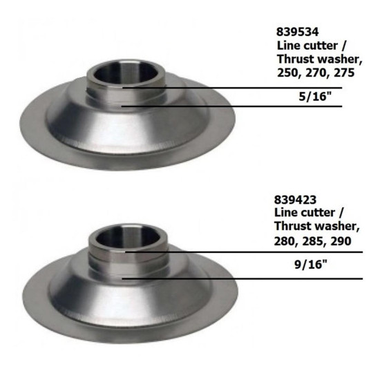 Volvo AQ250, 270, 275 thread cutting wheels ORB-19534 PIECESBATEAUX.COM