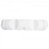 Paraspruzzi 100X19X19cm Bianco PB360002 PIECESBATEAUX.COM