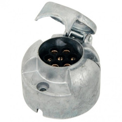 Base de aluminio - 7 clavijas (hembra) 000806--EURO PIECESBATEAUX.COM