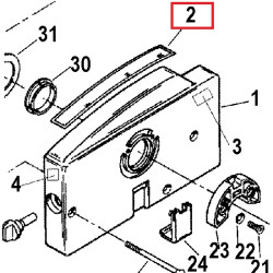Pegatina MERCURY F-N-R 170622 PIECESBATEAUX.COM