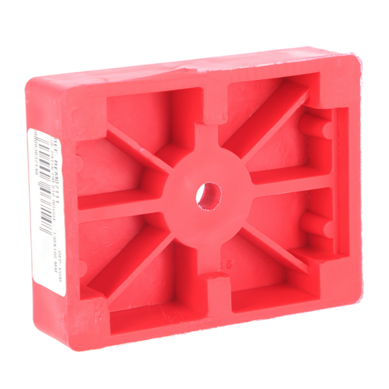 Patin Remorque Rouge 130x100x20 mm REM07111 PIECESBATEAUX.COM