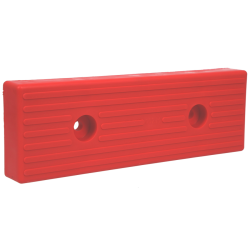 Rotella per carrello rosso 300x100x20 mm REM07121 PIECESBATEAUX.COM