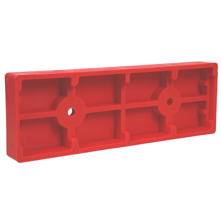 Patin Remorque Rouge 300x100x20 mm REM07121 PIECESBATEAUX.COM