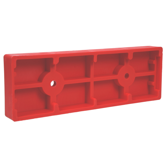 Rotella per carrello rosso 300x100x20 mm REM07121 PIECESBATEAUX.COM