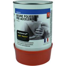 Resina de poliéster tixotrópica 750 g SOR140100 PIECESBATEAUX.COM