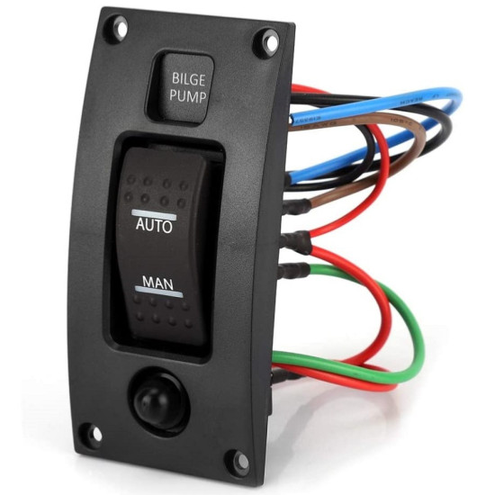 Cuadro de control de la bomba de achique estanca Auto/Manu 65000831 PIECESBATEAUX.COM