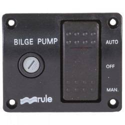 Cuadro de control de la bomba de achique RULE Auto/Manu RUL43 PIECESBATEAUX.COM
