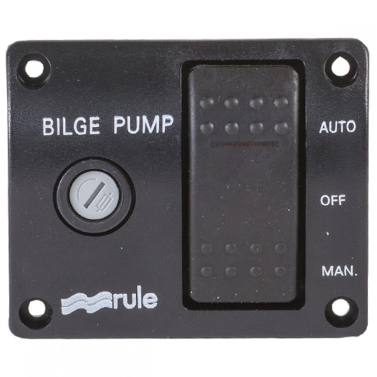 Pannello di controllo pompa di sentina RULE Auto/Manu RUL43 PIECESBATEAUX.COM