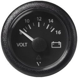 Voltmetro 12 Volt VDO Viewline Nero A2C59512545--YC351 PIECESBATEAUX.COM