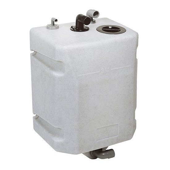 Depósito de aguas negras en tabique 60 litros vertical VETWW60W PIECESBATEAUX.COM