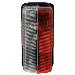 Luce di posizione laterale: bianca/rossa con base di fissaggio 000829--EURO PIECESBATEAUX.COM