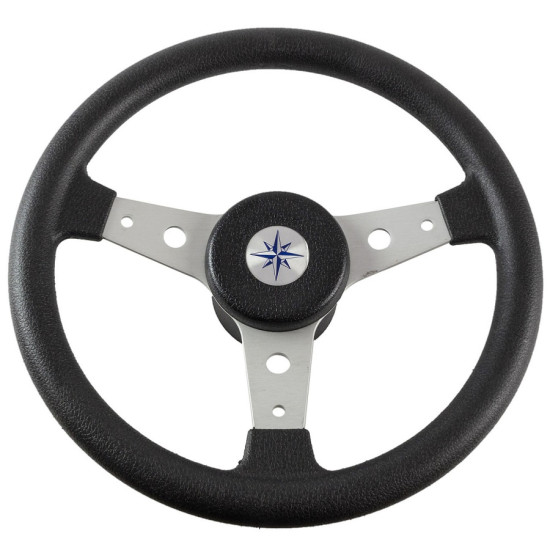 DELFINO steering wheel Ø340mm Black VLVN70401-01 PIECESBATEAUX.COM