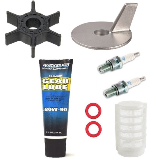Revizione kit YAMAHA 20 e 25Cv 2-Tempi (1988 a 2005) Y20-25 PIECESBATEAUX.COM