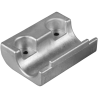 Anodo placa de zinc soporte YAMAHA 40 y 50 CV YAM023--ANO283 PIECESBATEAUX.COM