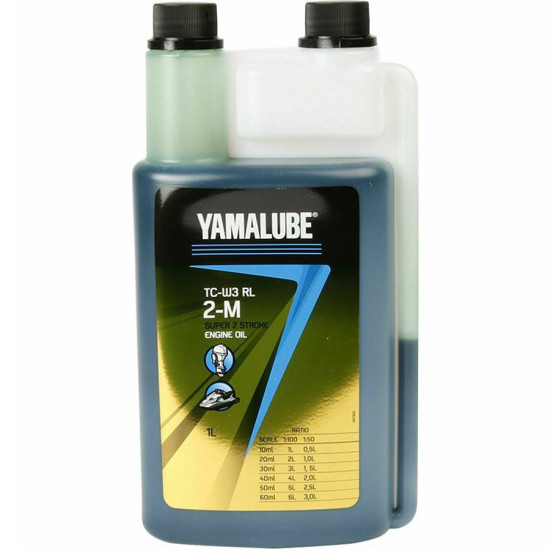 Öl für Außenbordmotoren 2-Takt YAMALUBE 2-M (1L) YMD-63021-01-A5 PIECESBATEAUX.COM