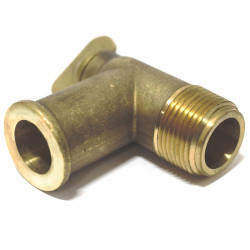 Codo de drenaje con tapón para MERCRUISER Bronce 23941206 PIECESBATEAUX.COM