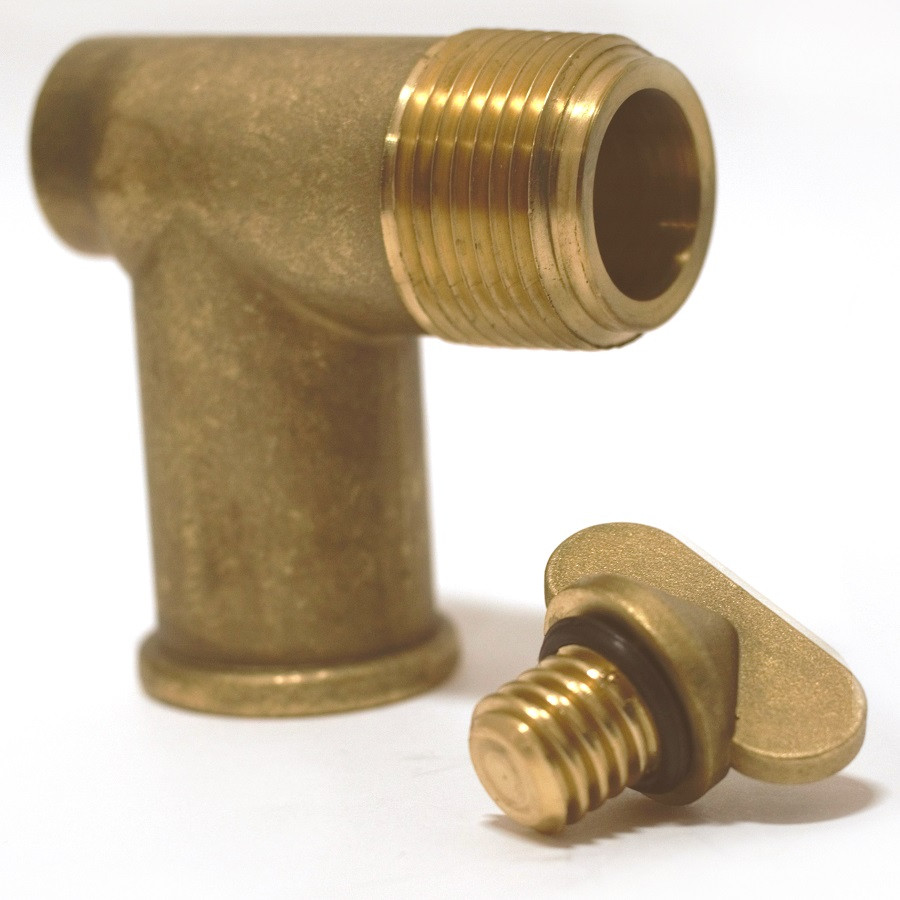 Gomito di scarico con tappo per MERCRUISER Bronzo 23941206 PIECESBATEAUX.COM