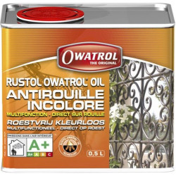 Antiruggine incolore Rustol Oil OWATROL 500ML PEI0011 PIECESBATEAUX.COM