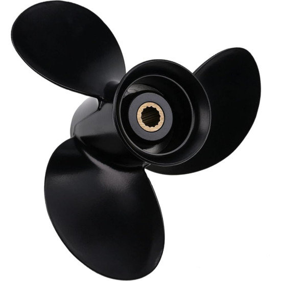 Hélice 3 palas BLACK MAX MERCURY TOHATSU 8 a 20 CV 897748A11 PIECESBATEAUX.COM