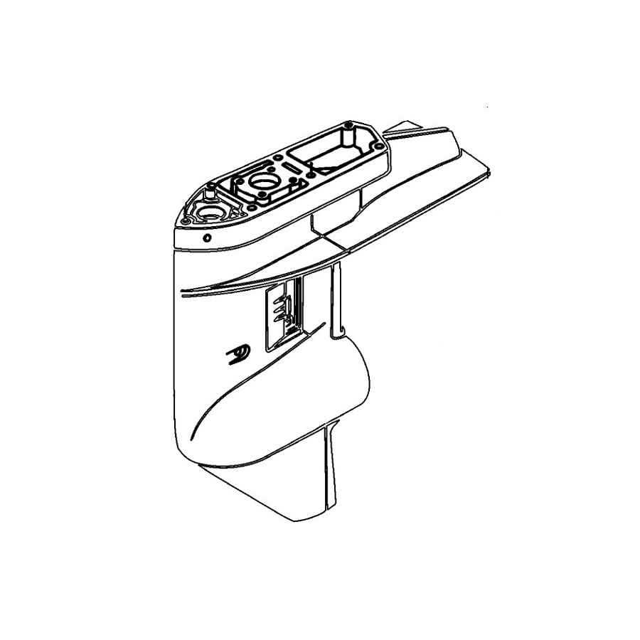 MERCURY and TOHATSU 25 and 30 hp gearcase 8M0057242 PIECESBATEAUX.COM