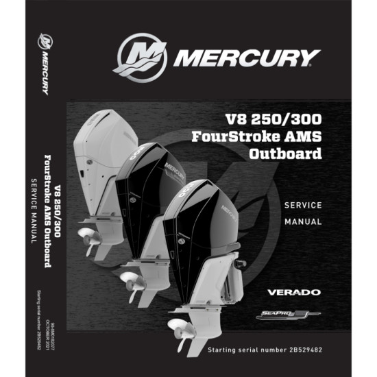 Manuel de Service MERCURY V8 4.6L AMS 8M0182077 PIECESBATEAUX.COM