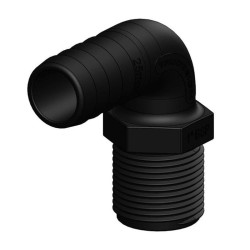 Conexión de 90° MM roscada/estriada 1"1/2 x 38 mm TRU90375 PIECESBATEAUX.COM