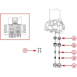 Kit valvole e valvole di ritegno trim MERCURY VERADO 200-450 896165A01 PIECESBATEAUX.COM
