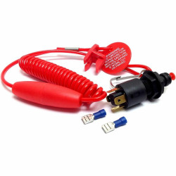 Interruttore di sicurezza per fuoribordo e entrobordo con cavo galleggiante MP40970-1 PIECESBATEAUX.COM