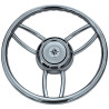 T26 SAVORETTI Ø350mm stainless steel steering wheel 71250105 PIECESBATEAUX.COM
