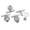 Kit di 4 fissaggi per parabordi 65843 PIECESBATEAUX.COM