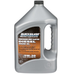 Olio QUICKSILVER 5W30 (4L) Full Synthetic Diesel 8M0089691 PIECESBATEAUX.COM