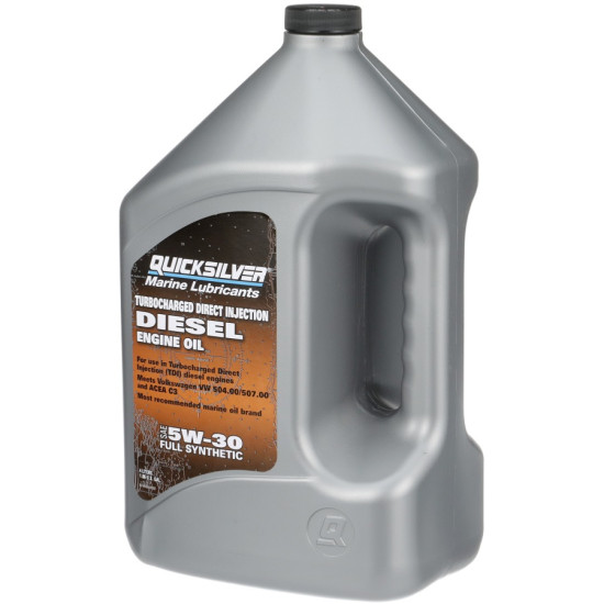 Olio QUICKSILVER 5W30 (4L) Full Synthetic Diesel 8M0089691 PIECESBATEAUX.COM