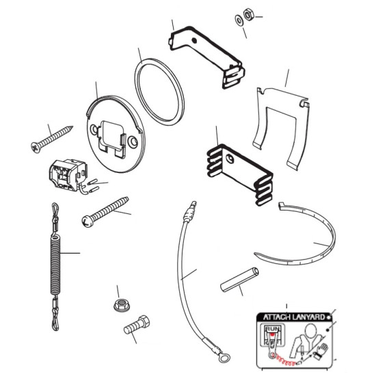 Kit de interruptor de circuito MERCURY MERCRUISER 19674A07 PIECESBATEAUX.COM