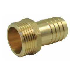 Raccordo in ottone MM filettato 3/4" x scanalato 19 mm SPEM2019P PIECESBATEAUX.COM