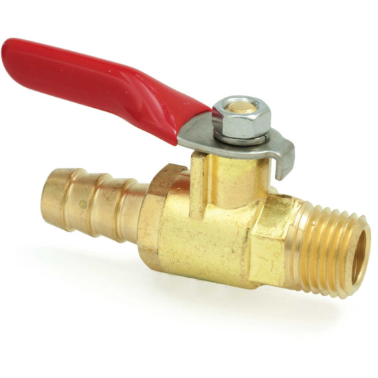 Vanne Carburant 1/4 NPT Male Embout 10 mm laiton 35250576--GS31006 PIECESBATEAUX.COM
