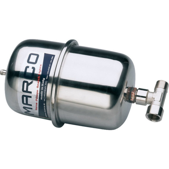 Vase d'Expansion Pressurisé MARCO 2 Litres INOX 306410--VDM PIECESBATEAUX.COM