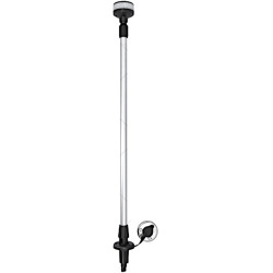 Faro de fondeo blanco 360° extraíble y telescópico 660-1200 mm 43251376 PIECESBATEAUX.COM