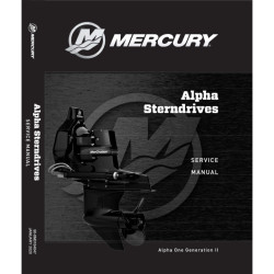 Manual de servicio MERCRUISER Alpha One Gen II Drive 8M0164047 PIECESBATEAUX.COM