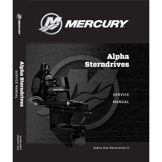 Manual de servicio MERCRUISER Alpha One Gen II Drive 8M0164047 PIECESBATEAUX.COM
