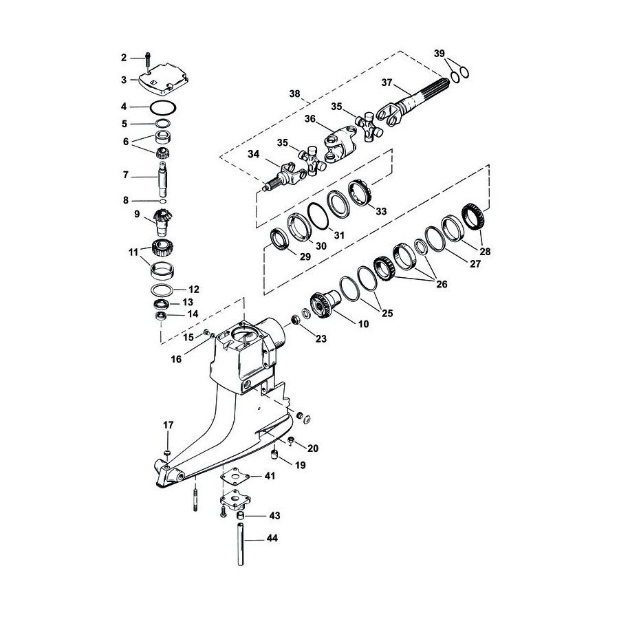 Tappi per testa della vite dell'anodo MERCRUISER (x5) 18-3232-9 PIECESBATEAUX.COM