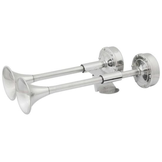 Hupe aus Edelstahl 2-Takt 12V AF-10011 PIECESBATEAUX.COM