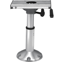Pie de asiento con gas de 390 a 520 mm con placa giratoria con deslizamiento 53311 PIECESBATEAUX.COM
