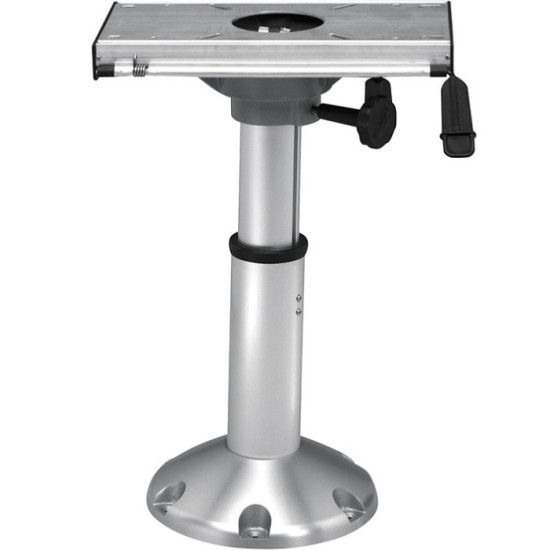 Pied de Siège à gaz 390 à 520mm avec platine pivotante à glissière 53311 PIECESBATEAUX.COM